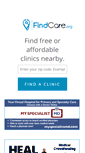 Mobile Screenshot of findcare.org